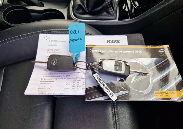 Opel Mokka cena 57999 przebieg: 126001, rok produkcji 2018 z Bardo małe 742
